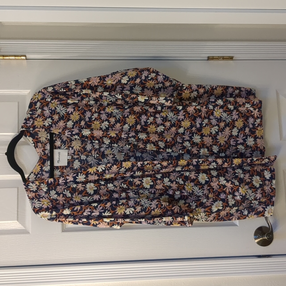 Madewell floral cardigan